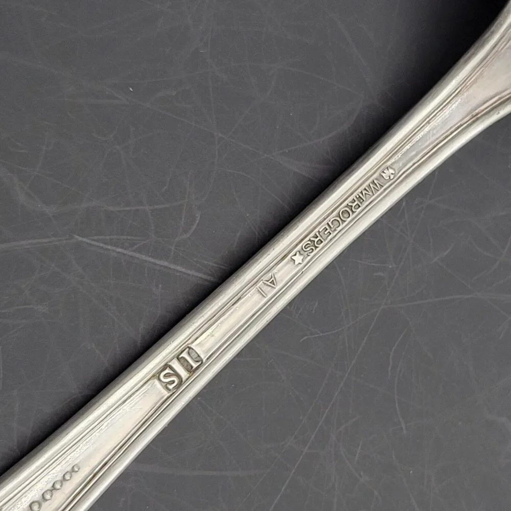 Vintage Silverplate 1937 Cotillion by Wm Rogers Serving Fork